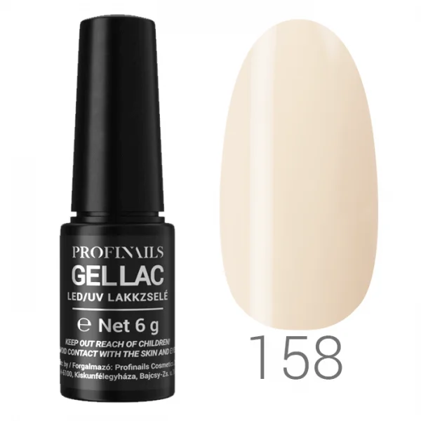 Profinails Gel Lac LED/UV lakkzselé 6gr No.158
