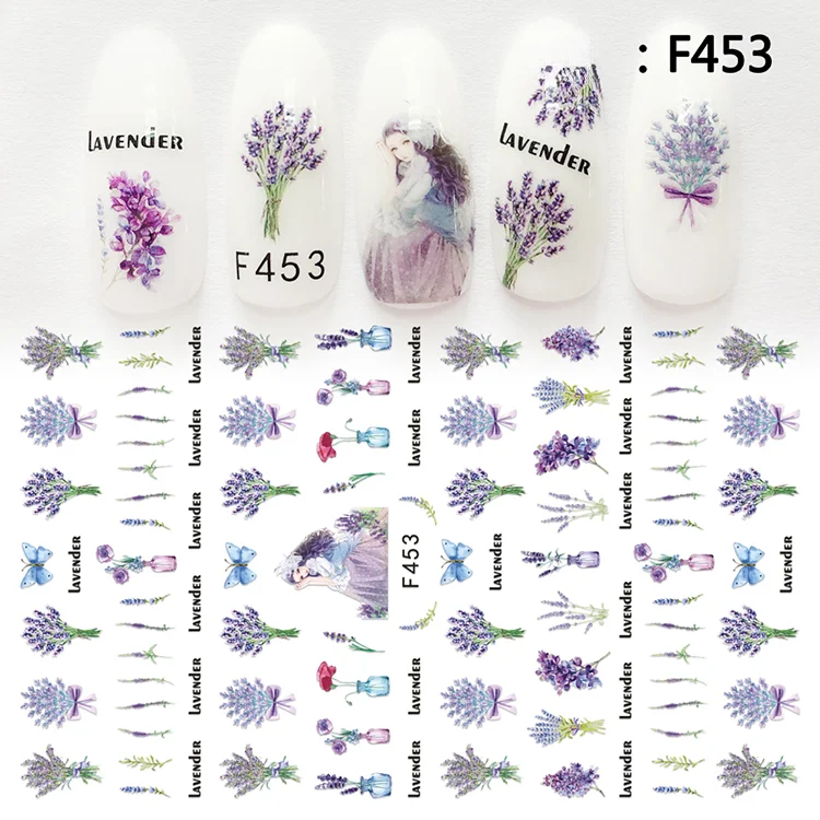 Köröm matrica 3D-s No.F453-111