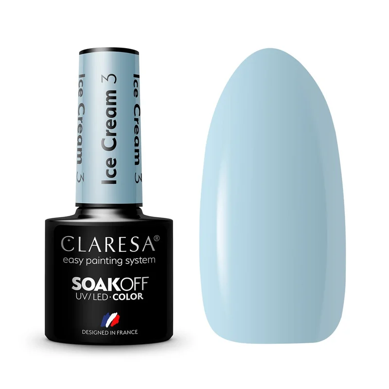 CLARESA UV/LED gél lakk 5g - Ice Cream 3