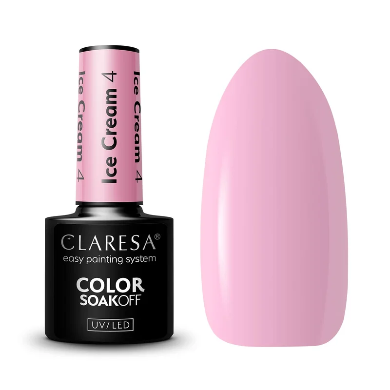 CLARESA UV/LED gél lakk 5g - Ice Cream 4