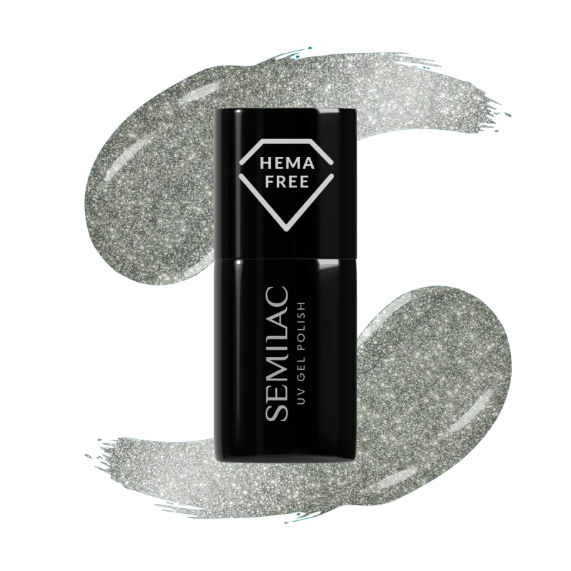 SEMILAC UV/LED Gél Lakk 7ml - 464 - HEMA FREE - Cat Eye - Silk Beauty Sleep