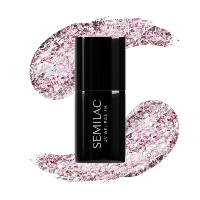 SEMILAC UV/LED Gél Lakk 7ml - 293 - Rose Gold Shimmer