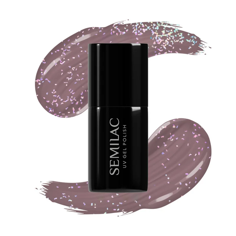SEMILAC UV/LED Gél Lakk 7ml - 322 - Shimmer Dust Brown