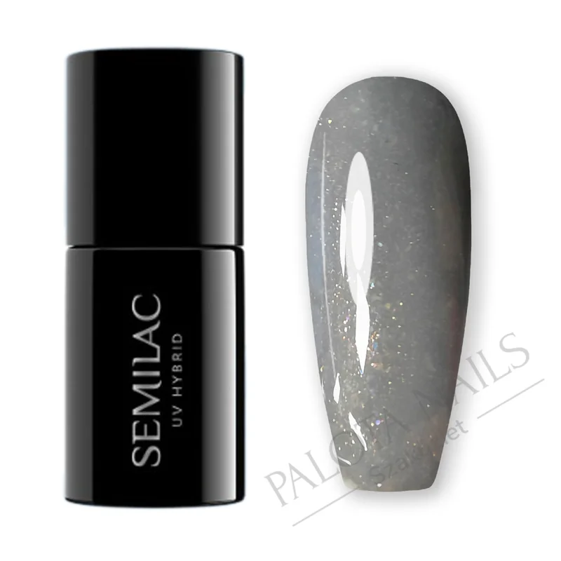 SEMILAC UV/LED Gél Lakk 7ml - 325 - Frosty Carbon Shimmer