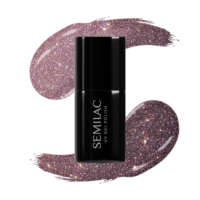 SEMILAC UV/LED Gél Lakk 7ml - 332 - Pink My Dust