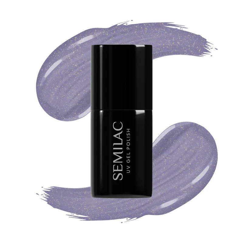 SEMILAC UV/LED Gél Lakk 7ml - 379 - HEMA FREE - Shimmer Stone Saphirre