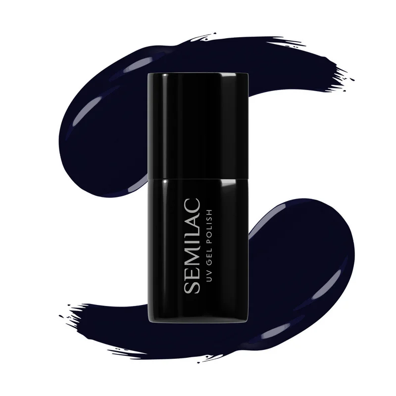 SEMILAC UV/LED Gél Lakk 7ml - 420 - HEMA FREE - Safari Night Blue