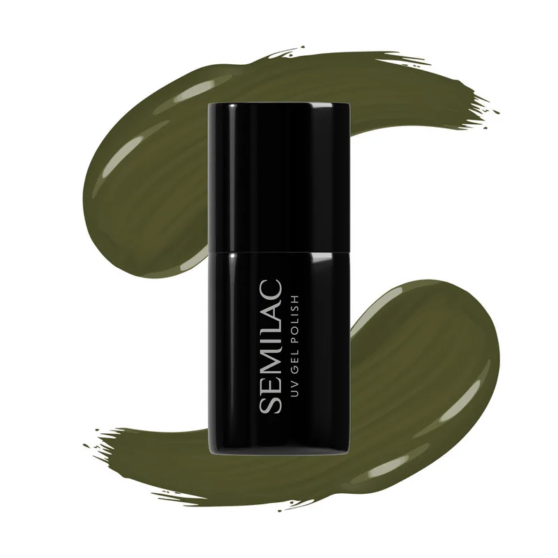 SEMILAC UV/LED Gél Lakk 7ml - 421 - HEMA FREE - Baobab Green