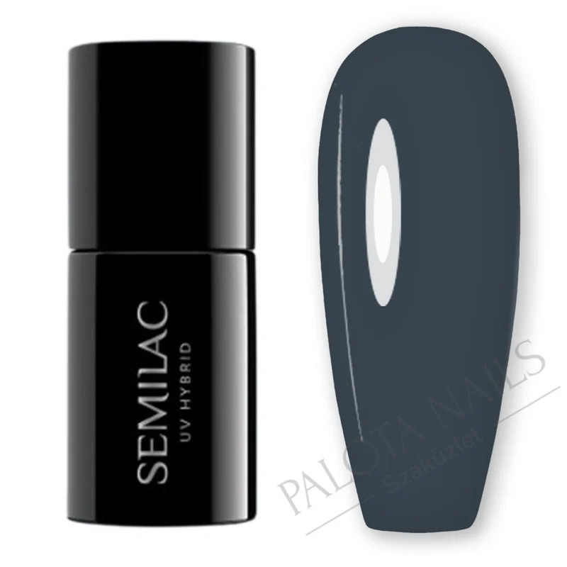 SEMILAC UV/LED Gél Lakk 7ml - 525 - Legendary Six Navy Grey