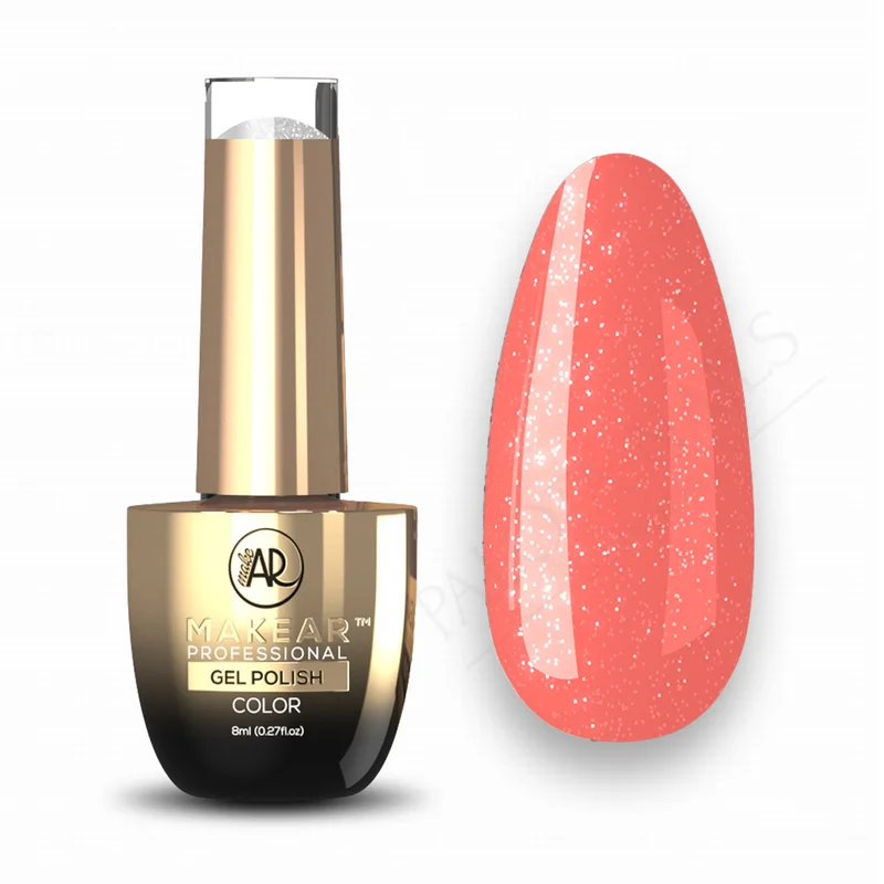 MAKEAR Glitter Neon Gel Polish 8ml No.NG04 Bali Neoshine