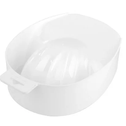 Áztató manikűr tál - fehér