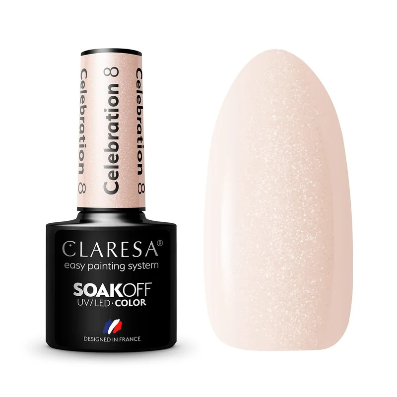 CLARESA UV/LED gél lakk 5g - CELEBRATION 8