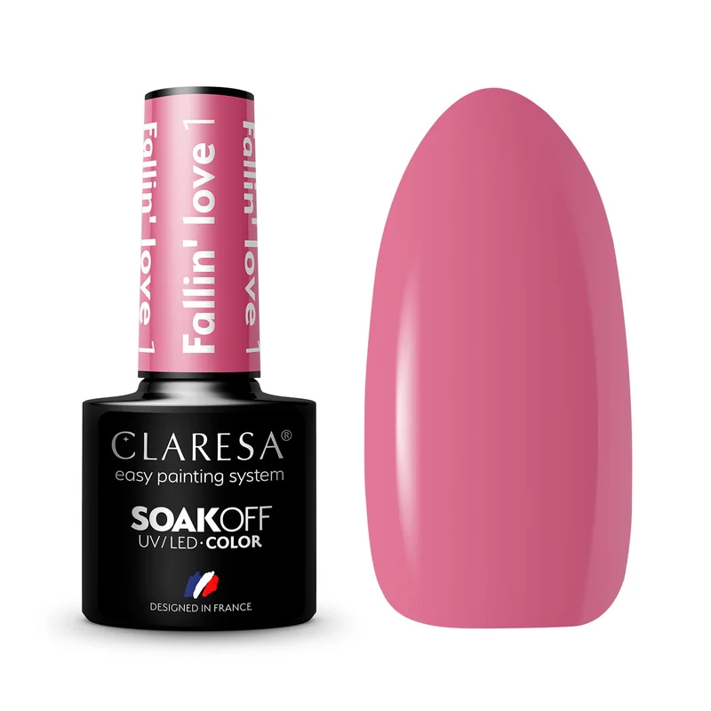 CLARESA UV/LED gél lakk 5g - Fallin' Love 1