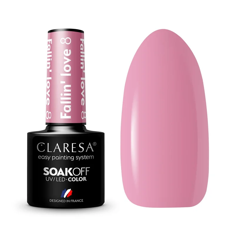 CLARESA UV/LED gél lakk 5g - Fallin' Love 8