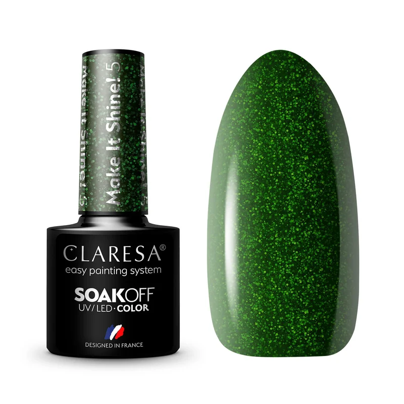 CLARESA UV/LED gél lakk 5g - Make It Shine! 5