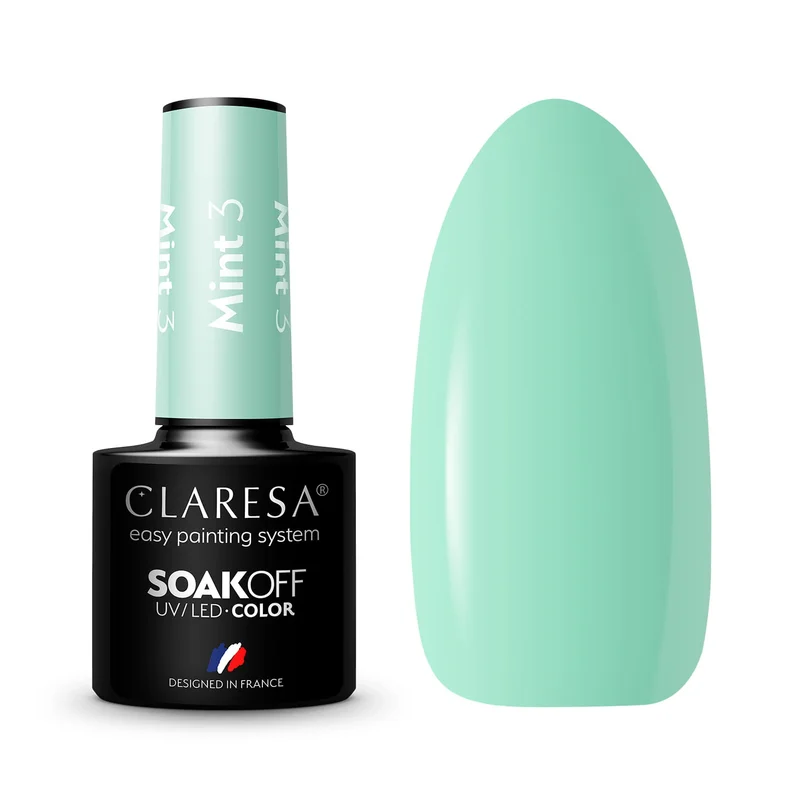 CLARESA UV/LED gél lakk 5g - MINT 3