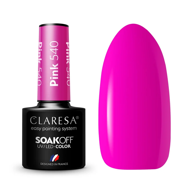 CLARESA UV/LED gél lakk 5g - PINK 540