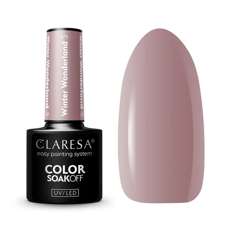 CLARESA UV/LED gél lakk 5g - Winter Wonderland 3
