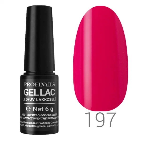 Profinails Gel Lac LED/UV lakkzselé 6gr No.197