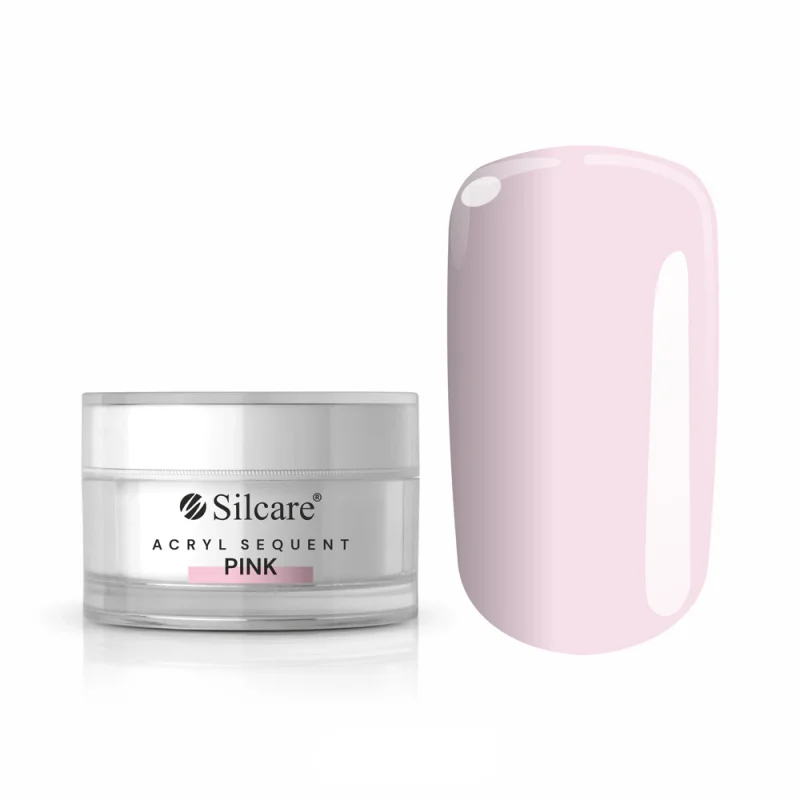 Silcare Acryl Sequent PINK - porcelán por - 10g