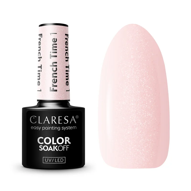 CLARESA UV/LED gél lakk 5g - French Time 1