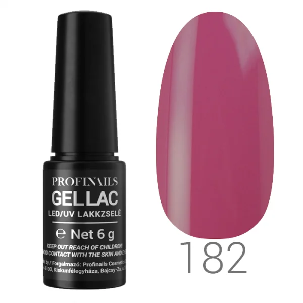 Profinails Gel Lac LED/UV lakkzselé 6gr No.182