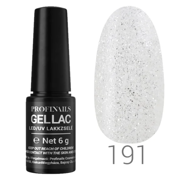 Profinails Gel Lac LED/UV lakkzselé 6gr No.191