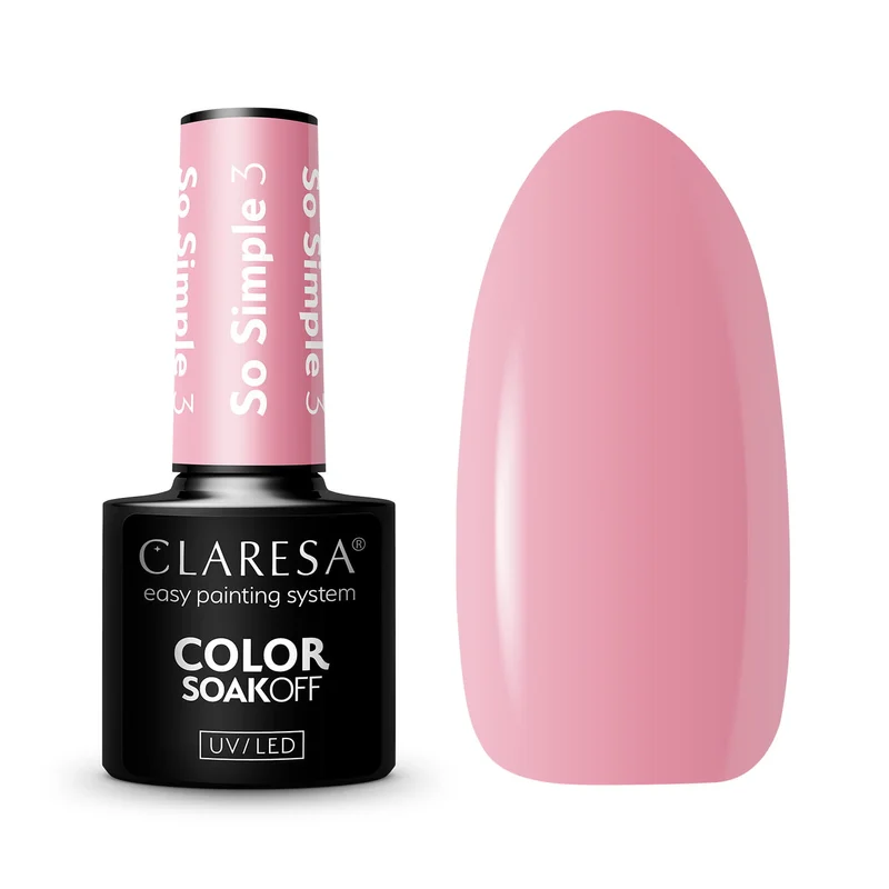 CLARESA UV/LED gél lakk 5g - So Simple 3