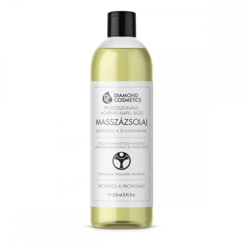 Diamond Cosmetics Masszázsolaj 250ml  - Illatmentes az NMA ajánlásával