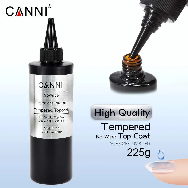 CANNI - Tempered Top Gel fényzselé 225g - utántöltő