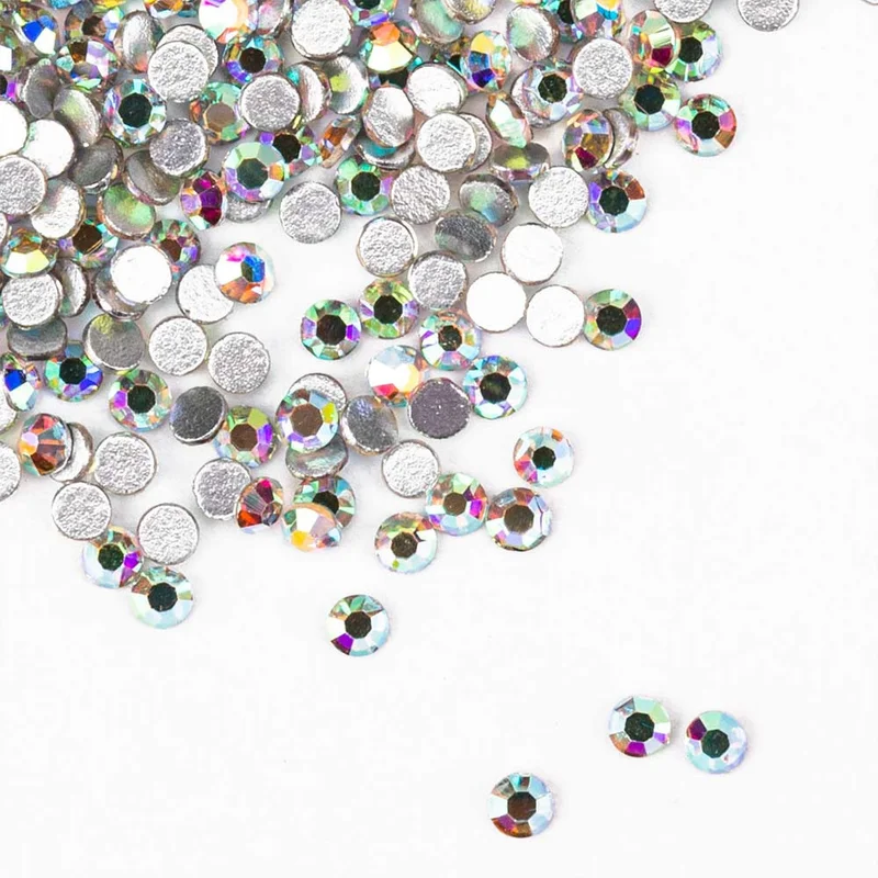 Körömdíszítő strasszkövek 50 db - Crystal AB ss5