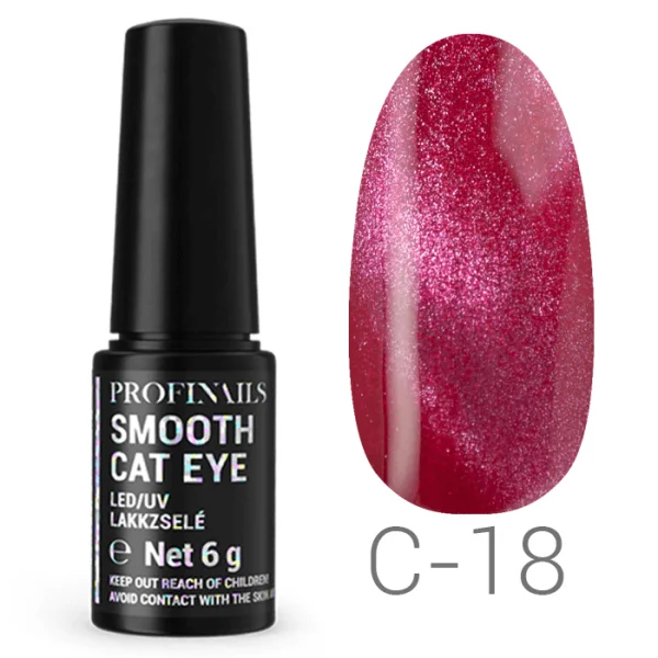 Profinails Smooth Cat Eye LED/UV lakkzselé 6gr C-18