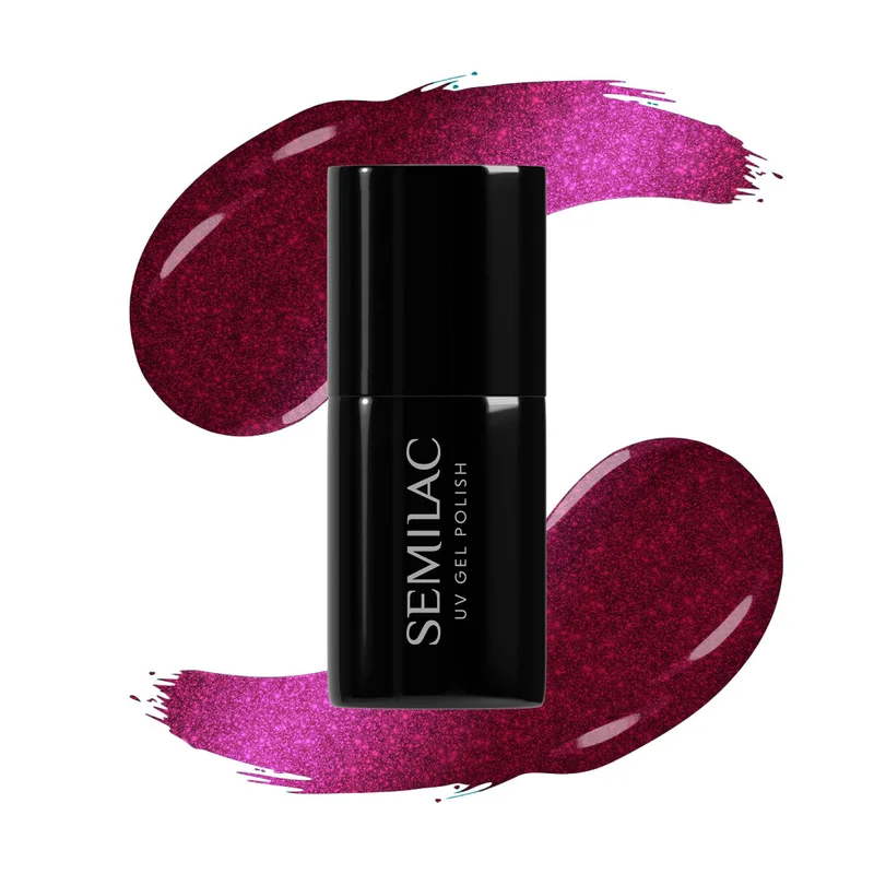 SEMILAC UV/LED Gél Lakk 7ml - 468 - HEMA FREE - Cat Eye - Pink Cosy Essentials