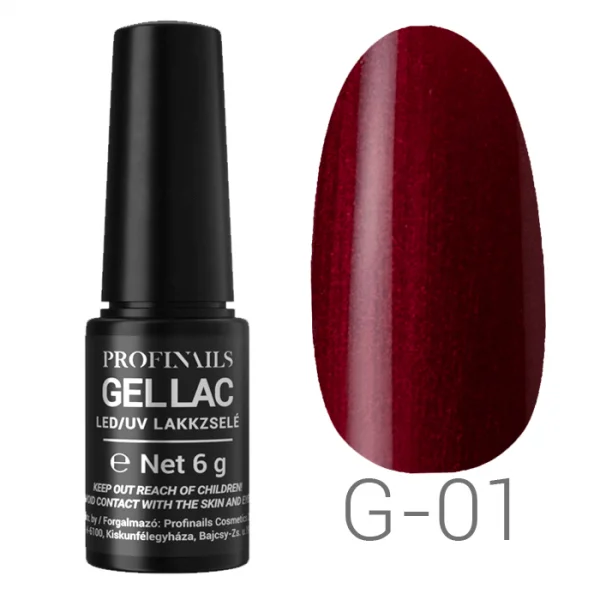 Profinails Gel Lac LED/UV lakkzselé 6gr No.G-01