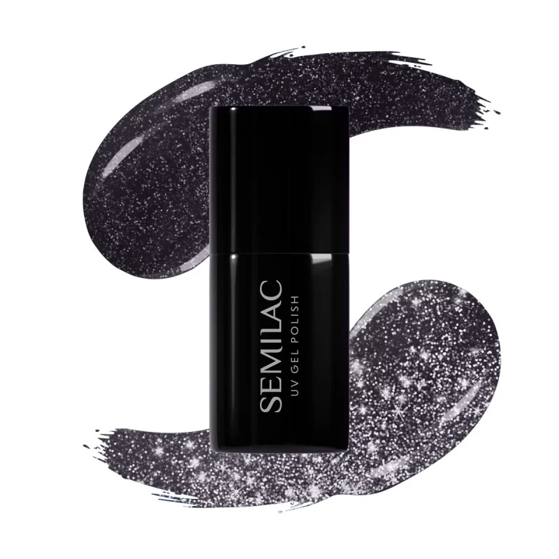SEMILAC UV/LED Gél Lakk 7ml - 399 - HEMA FREE - Dark & Spark