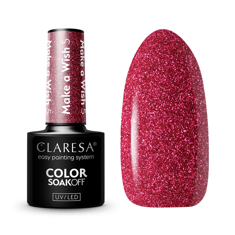 CLARESA UV/LED gél lakk 5g - MAKE A WISH 05