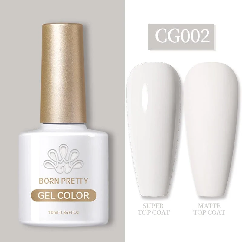 Born Pretty UV/LED gél lakk 10 ml - CG002 - Fehér
