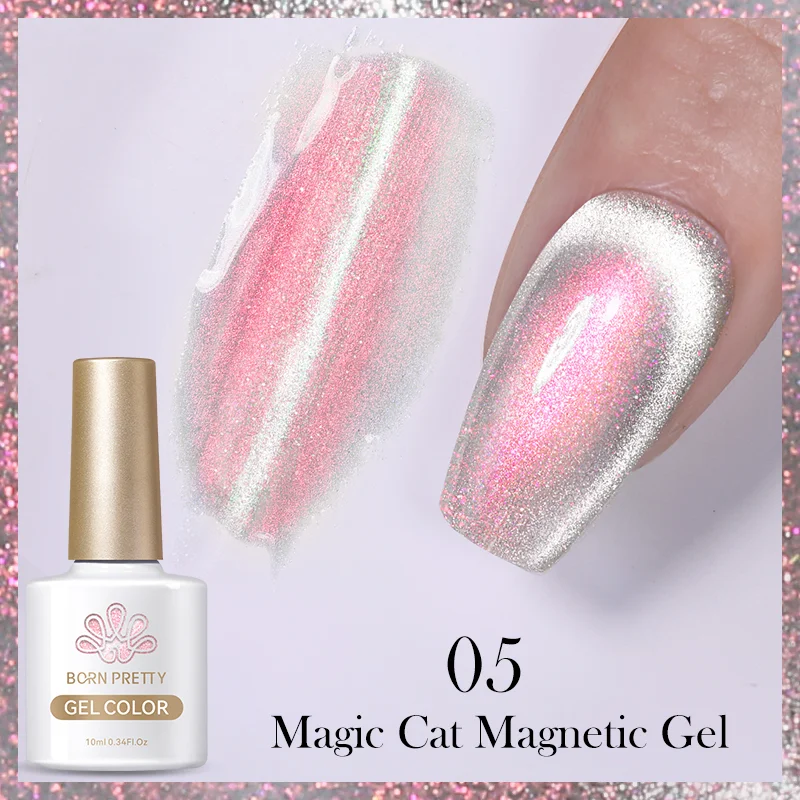 Born Pretty Magic Cat Magnetic UV/LED gél lakk 10 ml - MG05