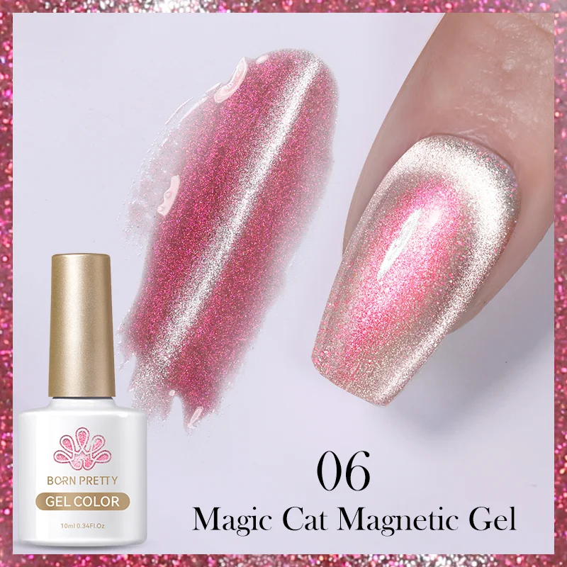 Born Pretty Magic Cat Magnetic UV/LED gél lakk 10 ml - MG06