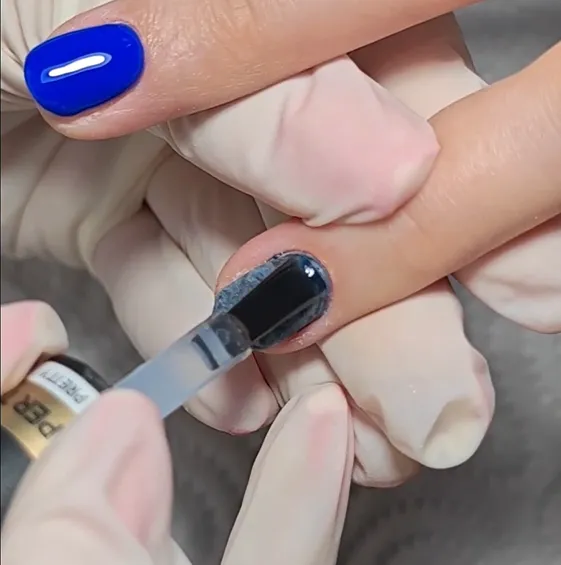 Born Pretty Super Top Coat alkalmazása