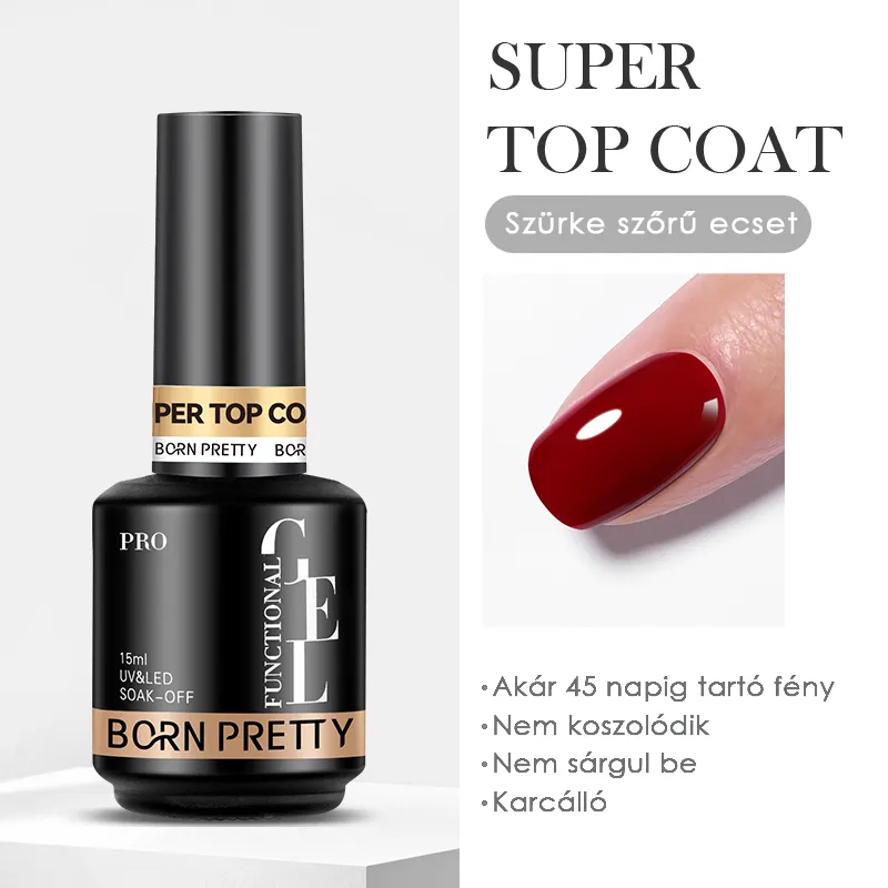 Born Pretty PRO - Super Top Coat 15 ml