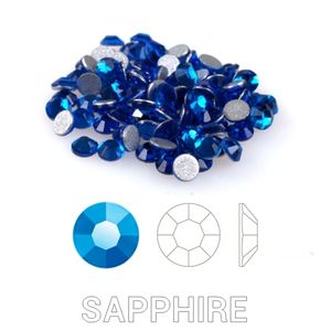 Körömdíszítő strasszkövek 200 db - Sapphire ss3