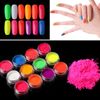 Neon pigment por szett - 12db-os
