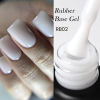 Born Pretty Pro HEMA FREE Rubber Base Gel 15 ml - RB02 Milky White