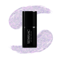 SEMILAC UV/LED Gél Lakk 7ml - 492 - HEMA FREE - Icy Lavender Bliss