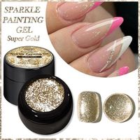 Born Pretty Sparkle Painting Gel 5ml - No.03 Super Gold