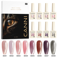 CANNI HEMA FREE  szett 8x9ml - No.01 - Shimmer Velvet Collection