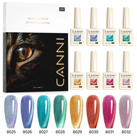 CANNI HEMA FREE  szett 8x9ml - No.04 - Galaxy Gaze Collection