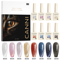 CANNI HEMA FREE  szett 8x9ml - No.05 - Interstellar Cat Eye Collection