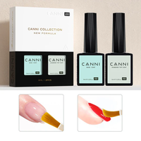 CANNI HEMA-FREE Base Coat + Diamond Top Coat szett 2x9 ml